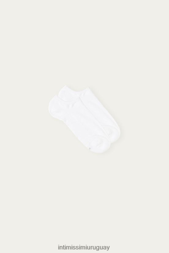calcetines de felpa de algodón Intimissimi hombres 001-blanco V806B8365 medias