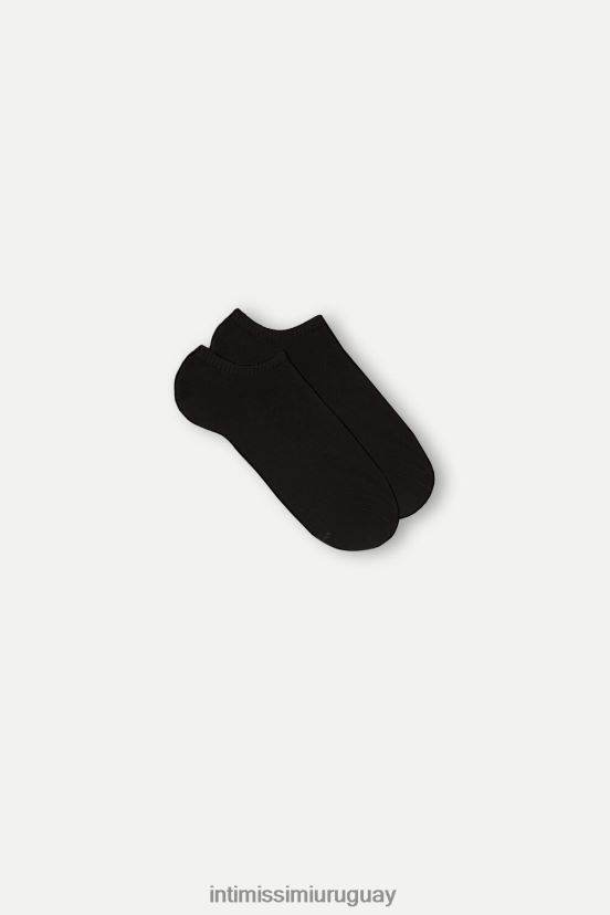 calcetines de felpa de algodón Intimissimi hombres 019-negro V806B8363 medias