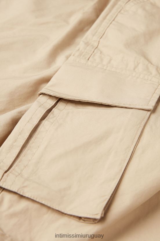 pantalones cortos de algodón Intimissimi hombres 306j-natural V806B8173 vestir