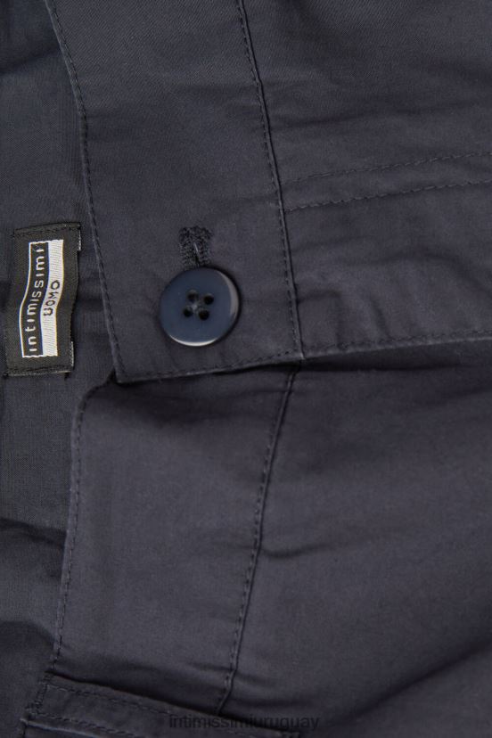 pantalones cortos de algodón Intimissimi hombres 7520-azul V806B8172 vestir