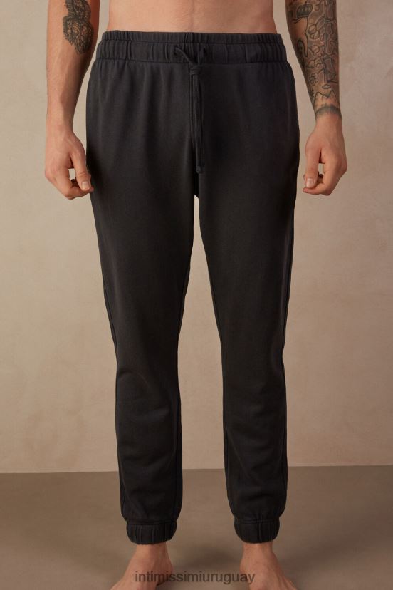 pantalones largos polares colección lavada Intimissimi hombres 762i-gris V806B8187 vestir