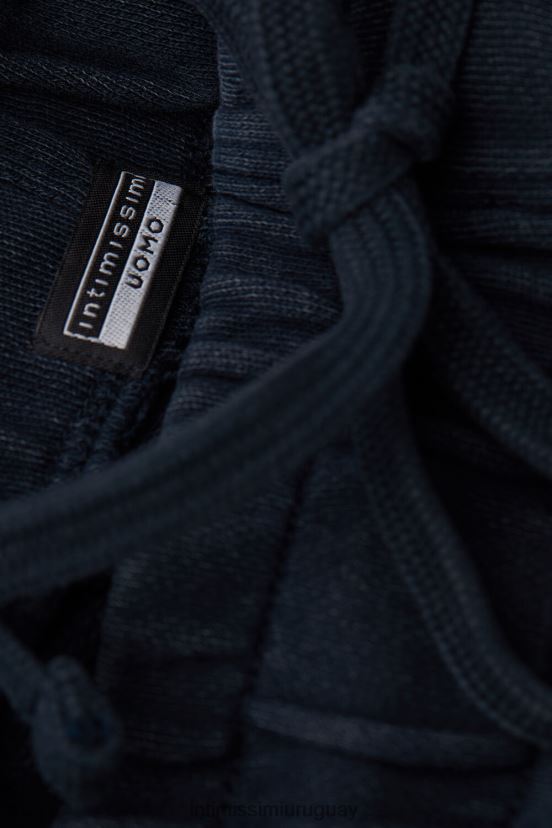 pantalones largos polares colección lavada Intimissimi hombres 763i-azul V806B8184 vestir