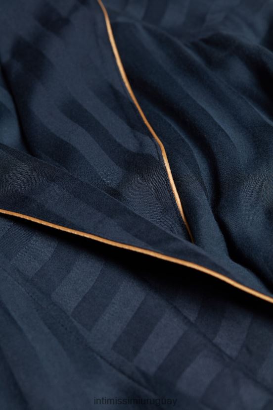 bata modal Intimissimi hombres 095i-azul oscuro V806B8310 vestir