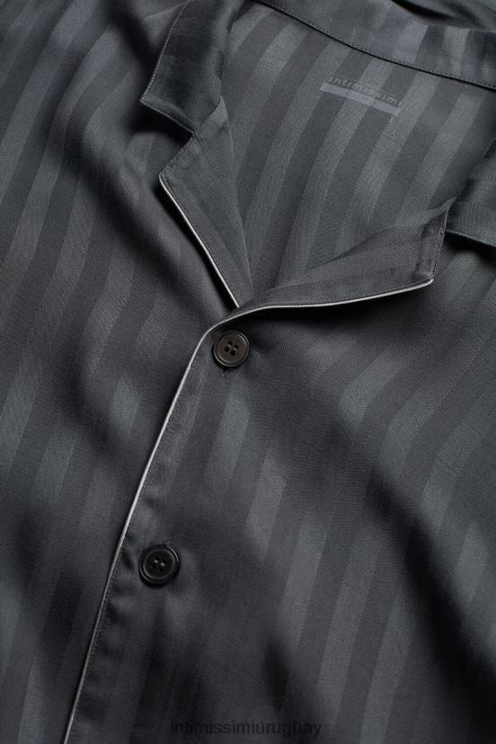 pijamas largos de modal Intimissimi hombres 816i-gris V806B8303 vestir