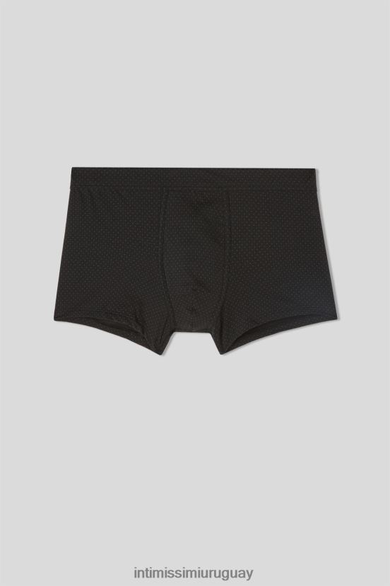 Boxer algodón supima micro lunares fresco natural Intimissimi hombres 365j-nero st.pois verde scuro V806B816 ropa interior