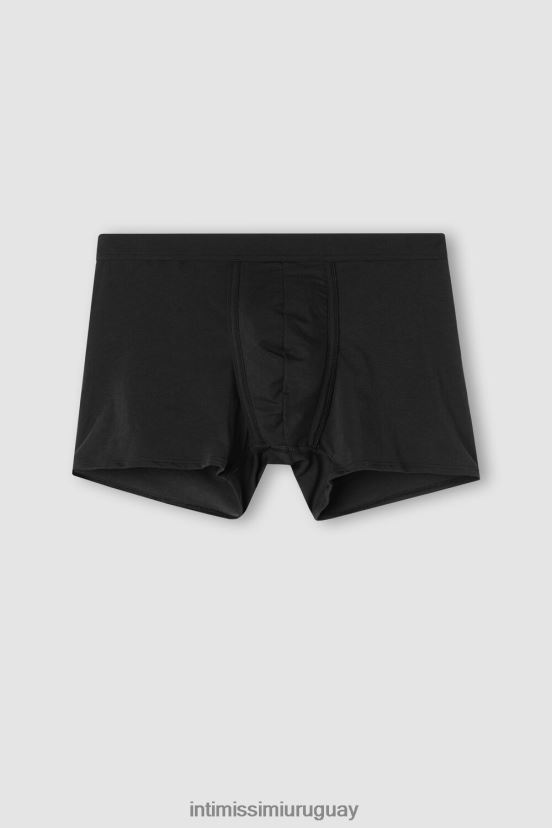 boxers algodón supima fresco natural Intimissimi hombres 019-negro V806B852 ropa interior