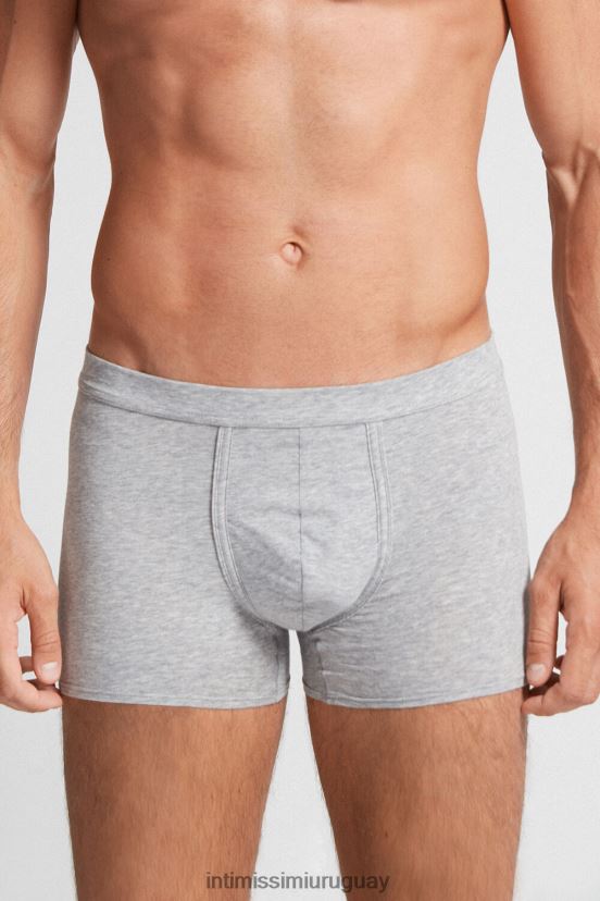 boxers algodón supima fresco natural Intimissimi hombres 031-mezcla gris claro V806B845 ropa interior