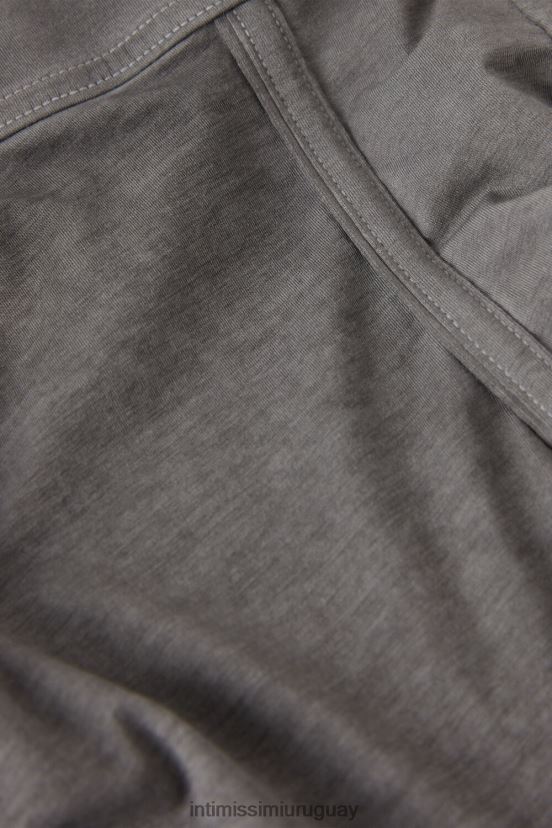 boxers algodón supima fresco natural Intimissimi hombres 040j-negro lavado V806B870 ropa interior