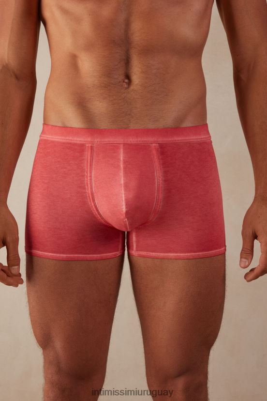 boxers algodón supima fresco natural Intimissimi hombres 318j-rojo aceite V806B827 ropa interior