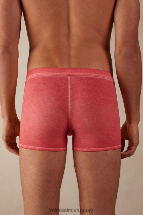 boxers algodón supima fresco natural Intimissimi hombres 318j-rojo aceite V806B827 ropa interior