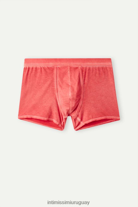 boxers algodón supima fresco natural Intimissimi hombres 318j-rojo aceite V806B827 ropa interior