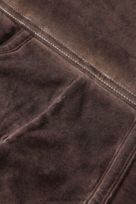 boxers algodón supima fresco natural Intimissimi hombres 355j-marrón lavado V806B818 ropa interior