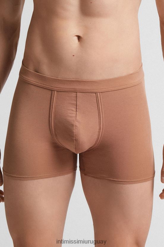 boxers algodón supima fresco natural Intimissimi hombres 417i-beige medio V806B875 ropa interior