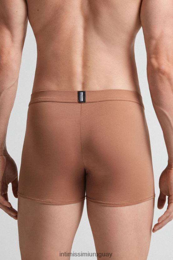 boxers algodón supima fresco natural Intimissimi hombres 417i-beige medio V806B875 ropa interior
