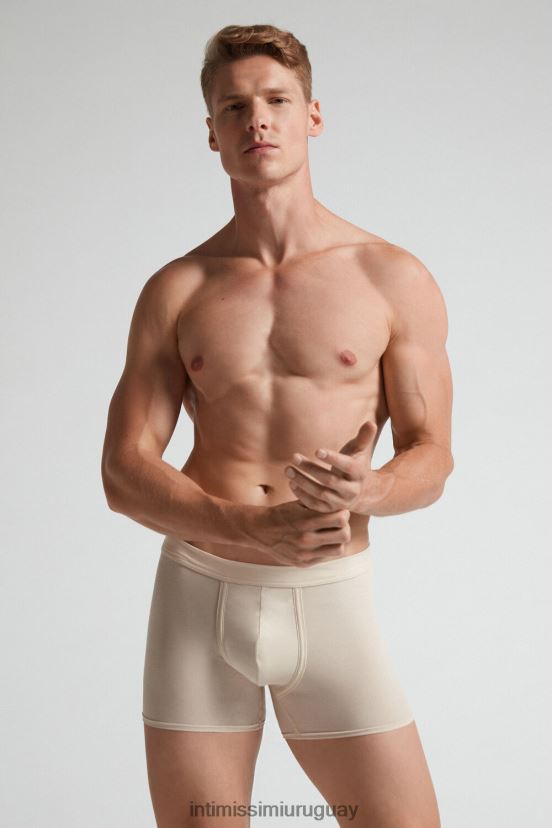 boxers algodón supima fresco natural Intimissimi hombres 721i-cuerda beige V806B874 ropa interior