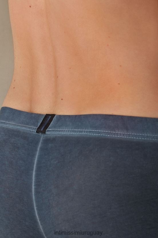 boxers algodón supima fresco natural Intimissimi hombres 857i-azul oscuro V806B873 ropa interior