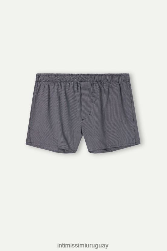 boxers con detalles estampados Intimissimi hombres 173j-cordón de aguja azul V806B847 ropa interior