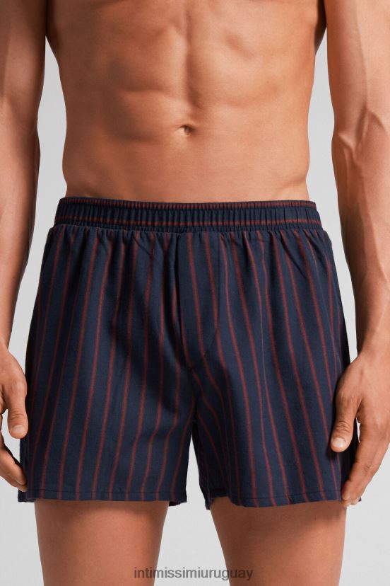 boxers con detalles estampados Intimissimi hombres 376j-riga mattone V806B812 ropa interior