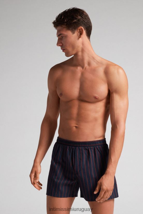 boxers con detalles estampados Intimissimi hombres 376j-riga mattone V806B812 ropa interior