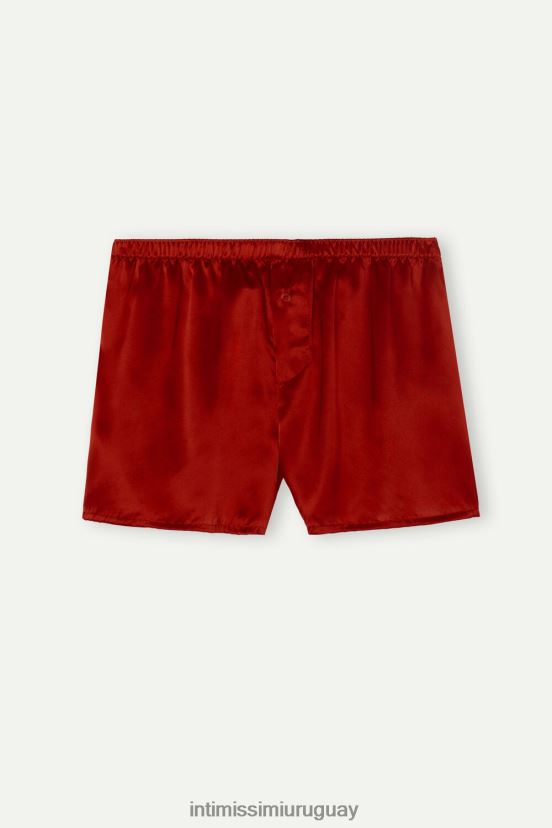 boxers de seda Intimissimi hombres 1473-rojo V806B890 ropa interior