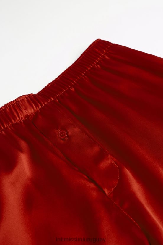 boxers de seda Intimissimi hombres 1473-rojo V806B890 ropa interior