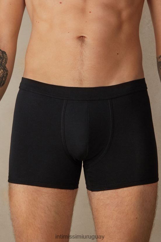 boxers holgados de algodón supima Intimissimi hombres 019-negro V806B8144 ropa interior