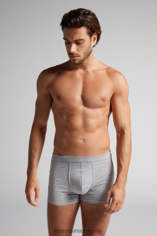 boxers holgados de algodón supima Intimissimi hombres 031-mezcla gris claro V806B8123 ropa interior