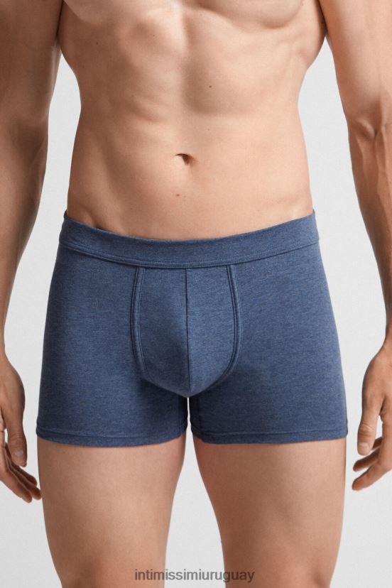 boxers holgados de algodón supima Intimissimi hombres 5210-mezcla azul denim V806B8134 ropa interior