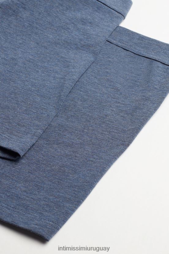 boxers holgados de algodón supima Intimissimi hombres 5210-mezcla azul denim V806B8134 ropa interior