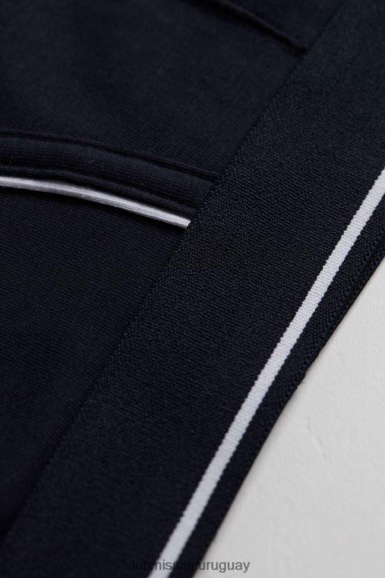 braguita de algodón supima con elástico visible Intimissimi hombres 6987-azul/blanco V806B8127 ropa interior