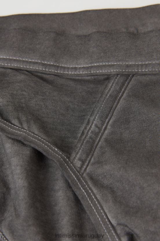 braguita de algodón supima fresco natural Intimissimi hombres 040j-negro lavado V806B871 ropa interior