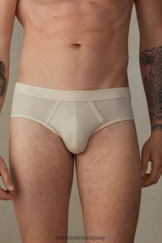 braguita de algodón supima fresco natural Intimissimi hombres 721i-cuerda beige V806B877 ropa interior
