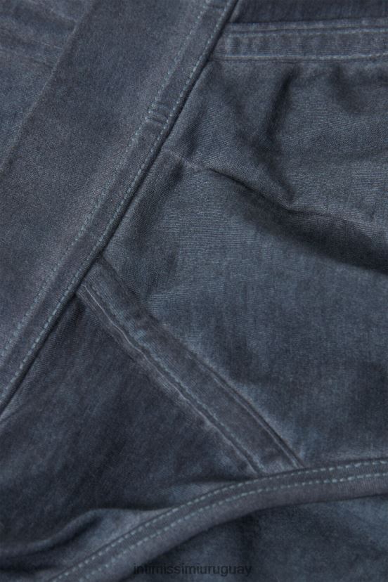 braguita de algodón supima fresco natural Intimissimi hombres 857i-azul oscuro V806B869 ropa interior