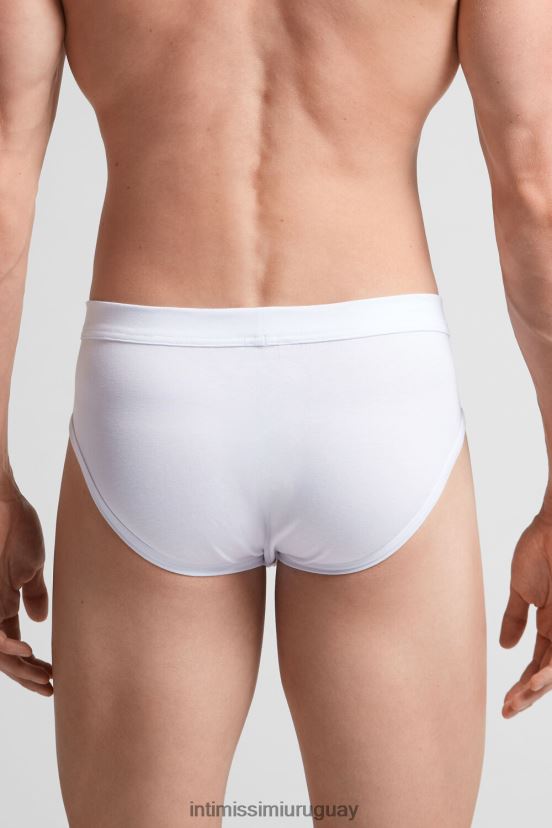 calzoncillos de algodón supima Intimissimi hombres 001-blanco V806B8141 ropa interior