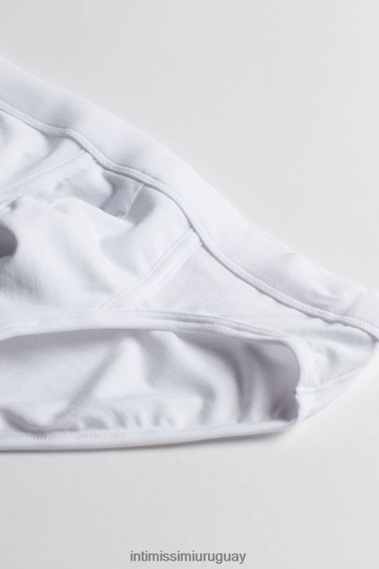 calzoncillos de algodón supima Intimissimi hombres 001-blanco V806B8141 ropa interior