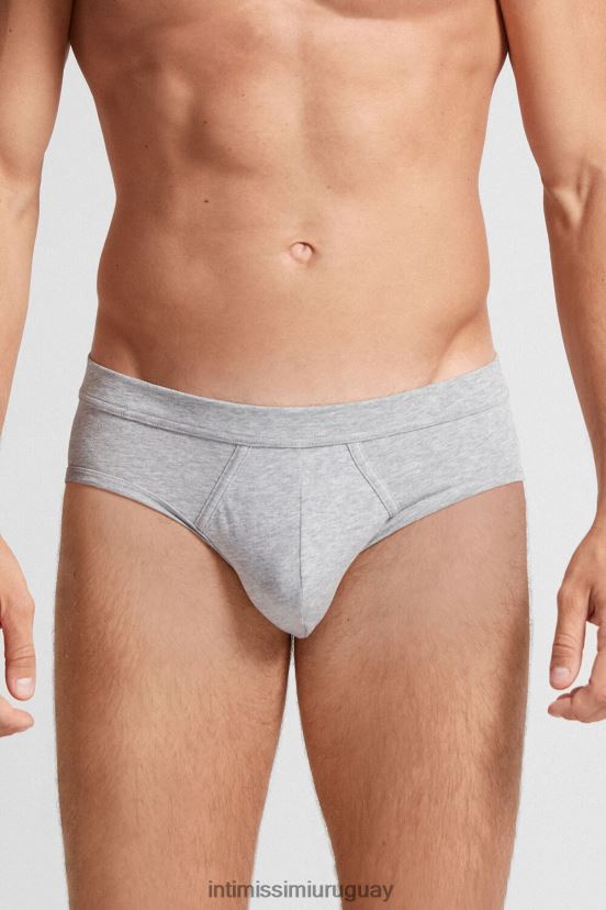 calzoncillos de algodón supima Intimissimi hombres 031-mezcla gris claro V806B8124 ropa interior