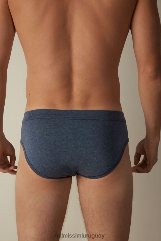 calzoncillos de algodón supima Intimissimi hombres 5210-mezcla azul denim V806B8135 ropa interior