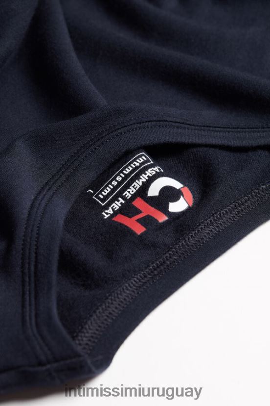 top de manga larga de modal y cashmere Intimissimi hombres 800-azul medianoche V806B8252 vestir