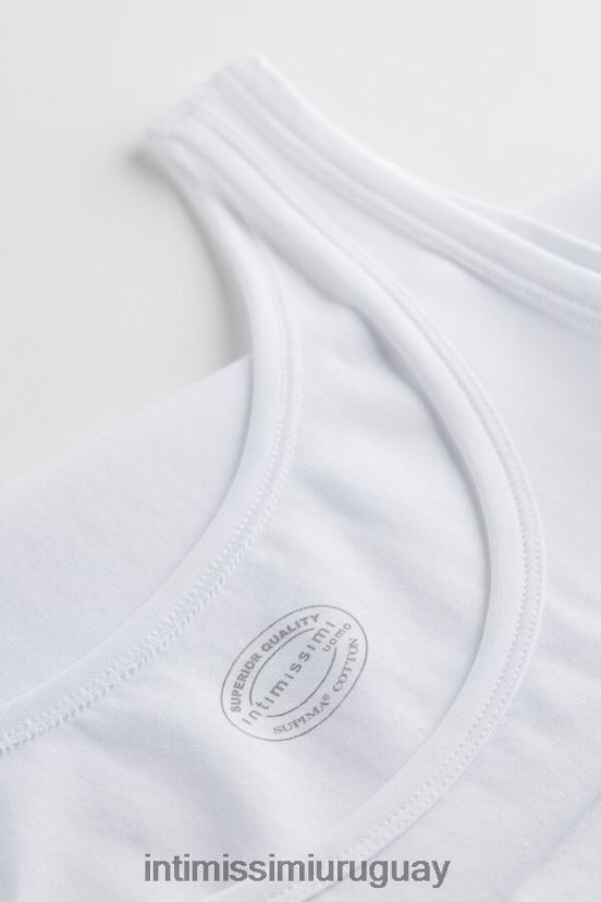 top sin mangas con cuello redondo Intimissimi hombres 001-blanco V806B8271 vestir