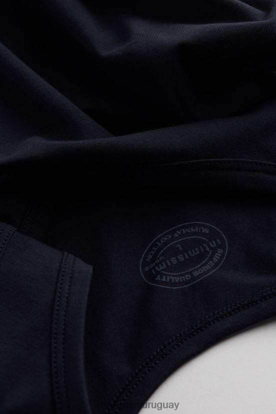 top sin mangas con cuello redondo Intimissimi hombres 800-azul medianoche V806B8273 vestir