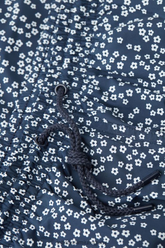 shorts de baño con estampado microfloral Intimissimi hombres 271j-micro estampado floral azul profundo V806B8441 vestir