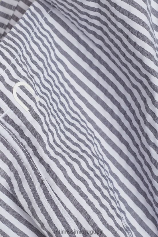 shorts de baño de sirsaca a rayas Intimissimi hombres 981i-blanco/azul V806B8444 vestir