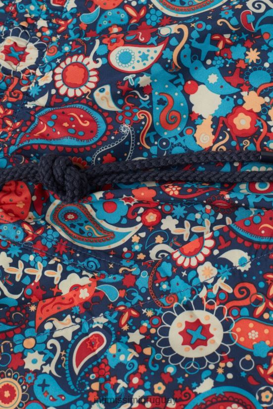 shorts de baño paisley naranjas Intimissimi hombres 266j-impresión paisley naranja V806B8420 vestir