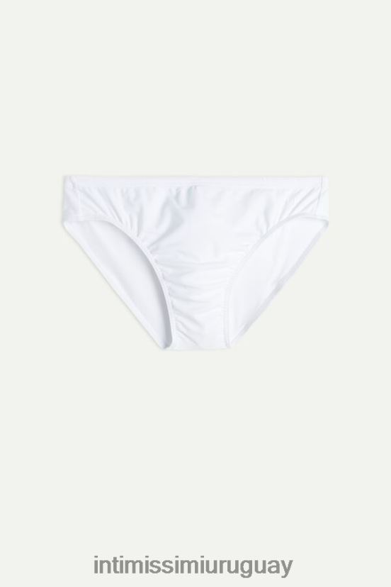 calzoncillos de baño lisos Intimissimi hombres 001-blanco V806B8449 vestir