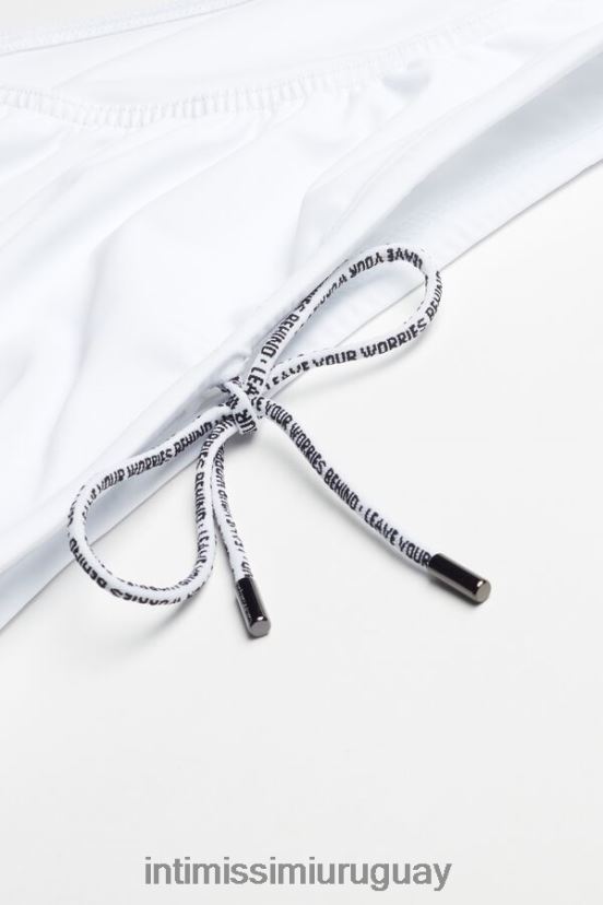 calzoncillos de baño lisos Intimissimi hombres 001-blanco V806B8449 vestir