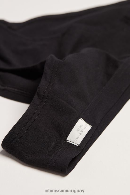 bragas de algodón natural Intimissimi mujer 019-negro V806B81197 ropa interior