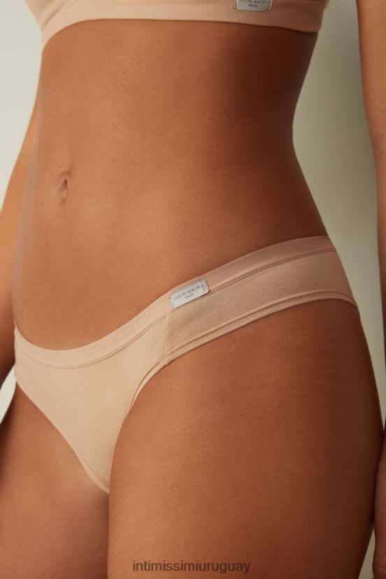 bragas de algodón natural Intimissimi mujer 044-beige suave V806B81191 ropa interior