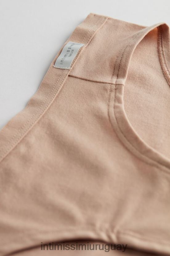 bragas de algodón natural Intimissimi mujer 044-beige suave V806B81191 ropa interior