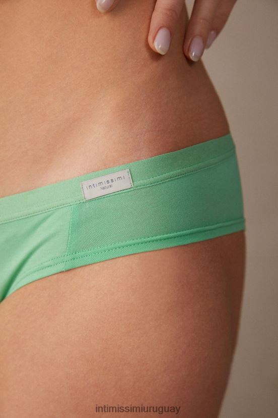 bragas de algodón natural Intimissimi mujer 218j-manzana menta V806B8982 ropa interior