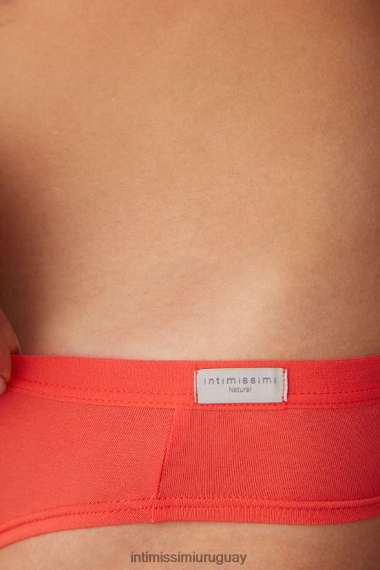 bragas de algodón natural Intimissimi mujer 219j-llama escarlata V806B8980 ropa interior